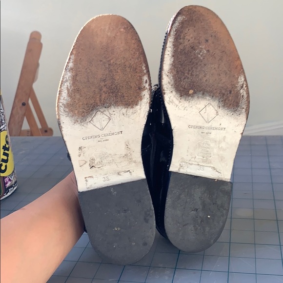 OPENING CEREMONY Black patent loafers - Picture 6 of 9